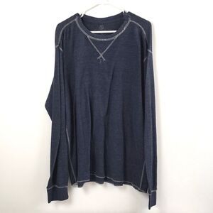 Inner Sanctum mens Waffle Knit Long Sleeve Top
